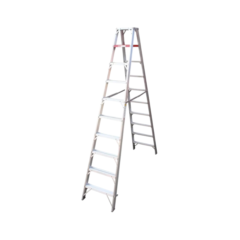 Heavy Duty A-Frame Double-Sided Aluminium Ladder – 3000mm Spode Heavy Duty A-Frame Double-Sided Aluminium Ladder 3000mm