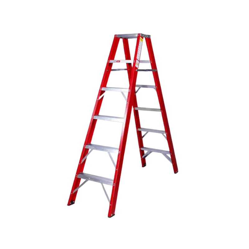Industrial Duty A-Frame Double-Sided Fully Fibreglass Ladder – 1800 mm Spode Industrial Duty A Frame Double Sided Fully Fibreglass Ladder 1800mm