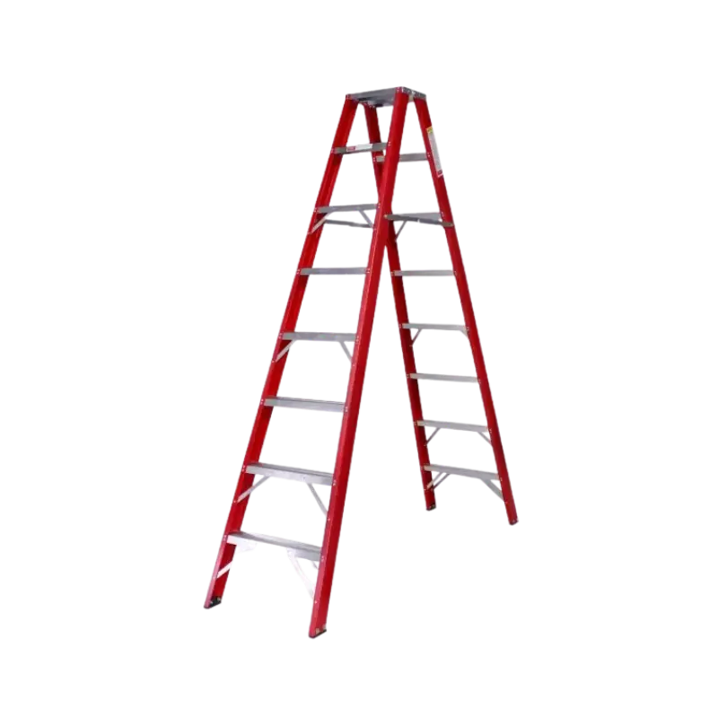 Industrial Duty A-Frame Double-Sided Fully Fibreglass Ladder – 2400 mm Spode Industrial Duty A Frame Double Sided Fully Fibreglass Ladder 2400mm