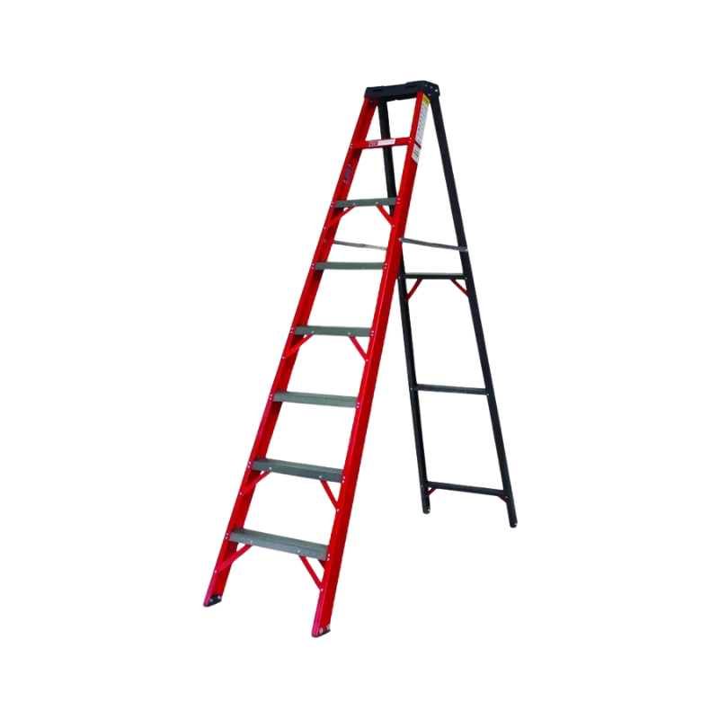 Industrial Duty A-Frame Fully Fibreglass Ladder Step Ladder – 2400 mm Spode Industrial Duty A-Frame Fully Fibreglass Ladder Step Ladder 2400mm