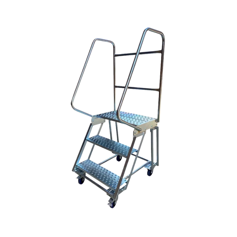 Mobile Safety Ladder – 3 Step Spode Mobile Safety Ladder 3 Step